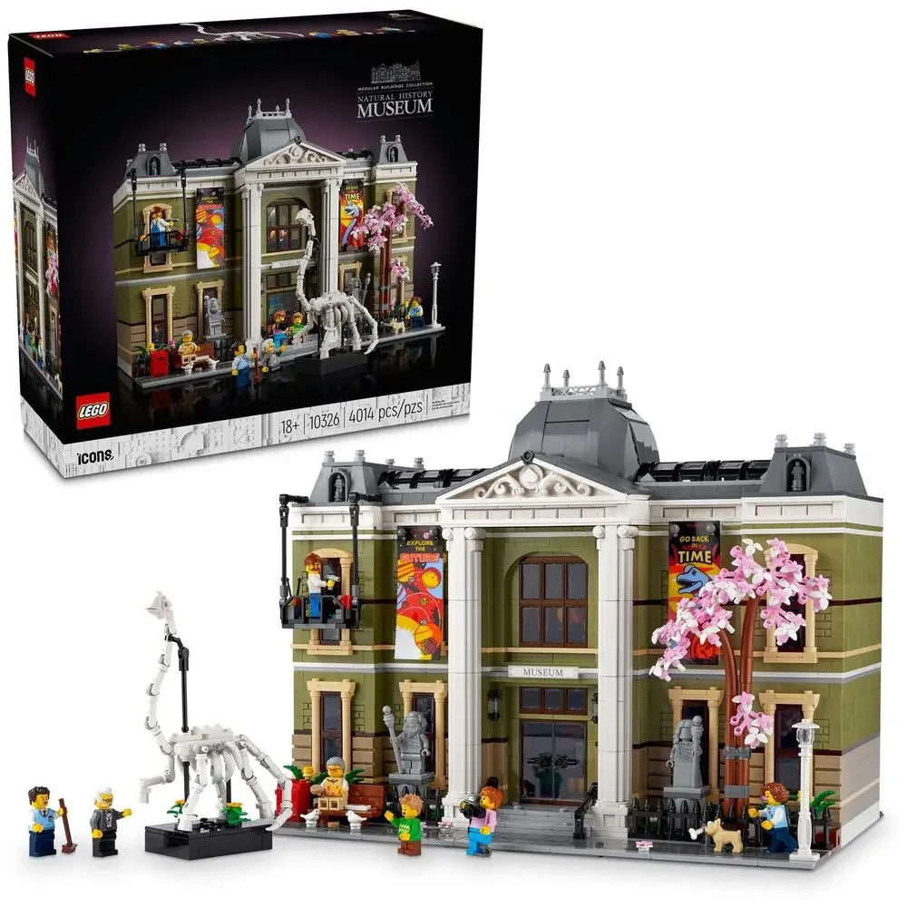 LEGO Natural History Museum 10326 100% COMPLETE w/Minifigs Box & Instructions!!